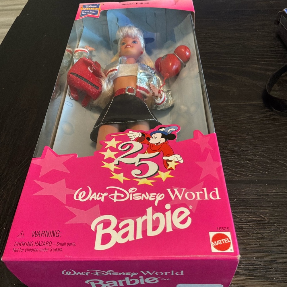 Vintage Barbie Special Edition with Silver Jacket and Red Bag, new in box